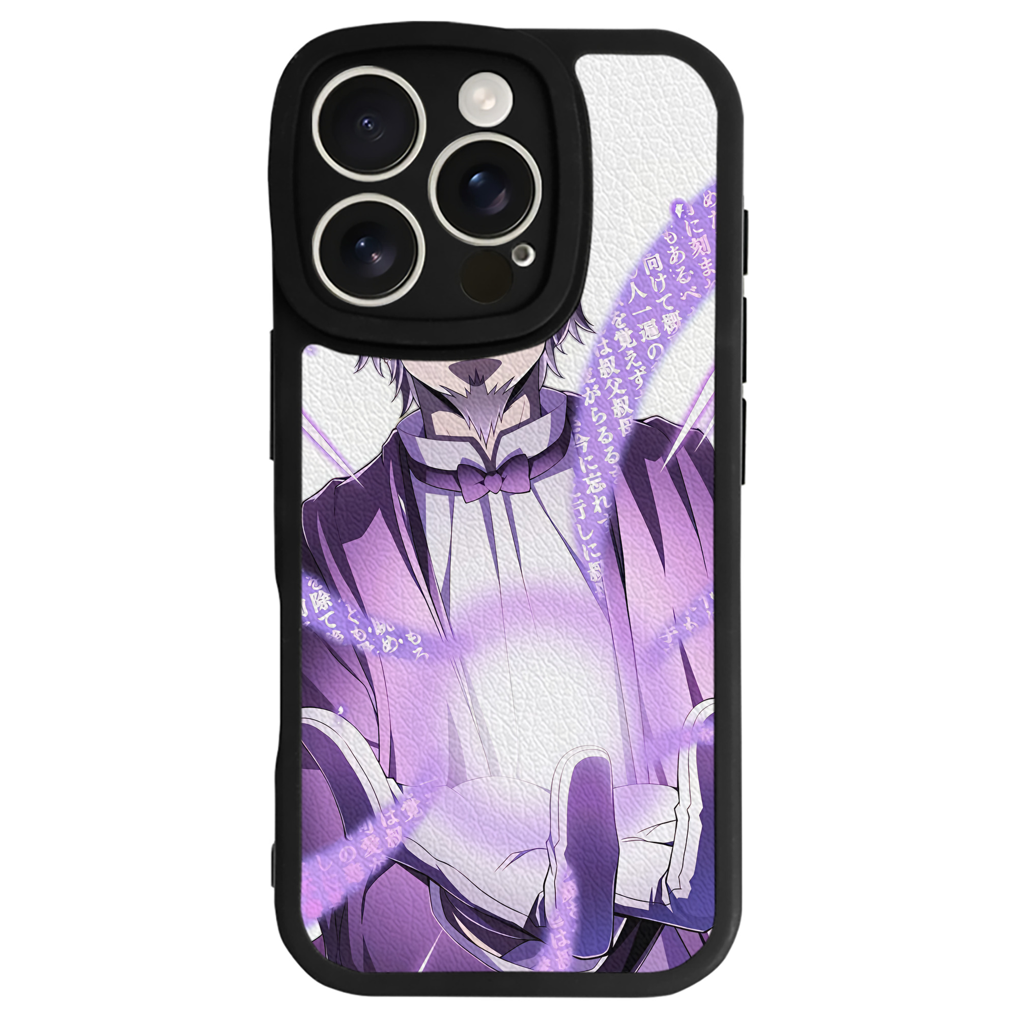 （画像用） 文豪ストレイドッグス Bungo Stray Dogs 【iPhone 16シリーズ対応】シリコンスマホケース（レザー調） 材質：シリコン